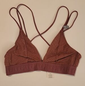 PINK Victoria's Secret Women's Strappy Bralette, Small